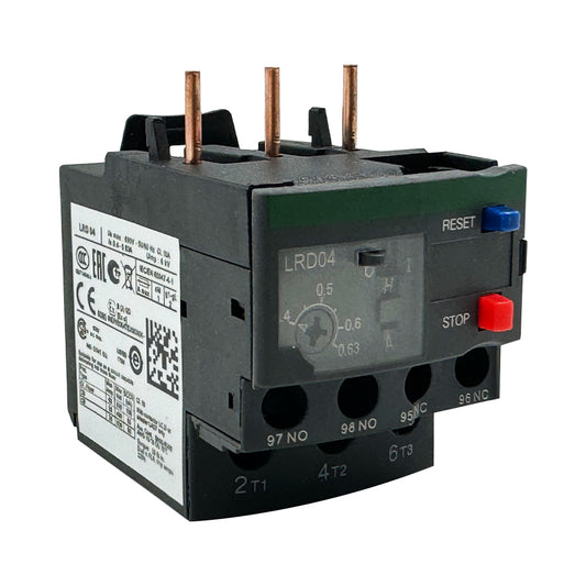 LRD04 Thermal Overload relays 0.4-0.63A apply to new LC1D contactor