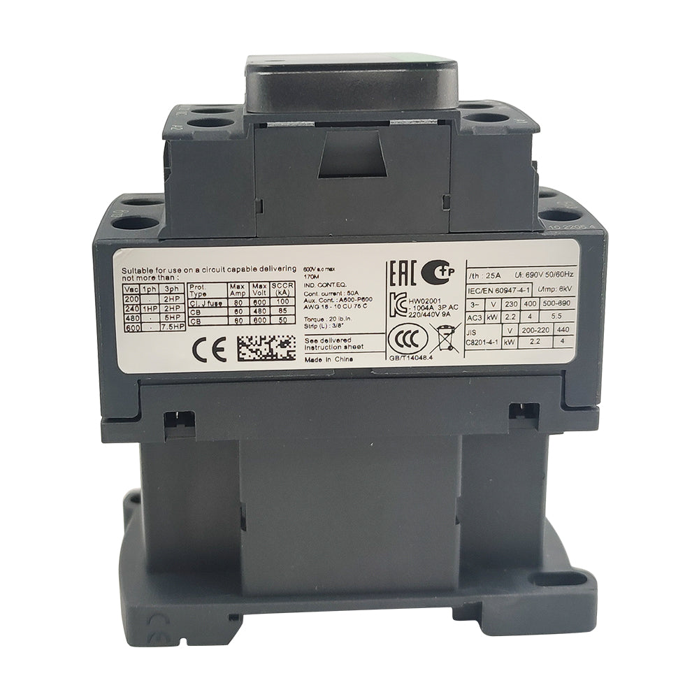 NEW LC1D09T7 Contactor 480V coil AC 3P 9A replace Schneider LC1D09T7