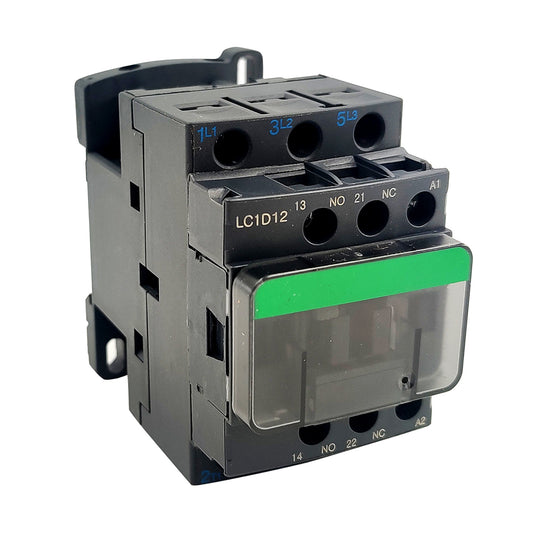 LC1D12G7 AC Contactor 120V coil same as Schneider LC1D12G7 12A 3P 3NO