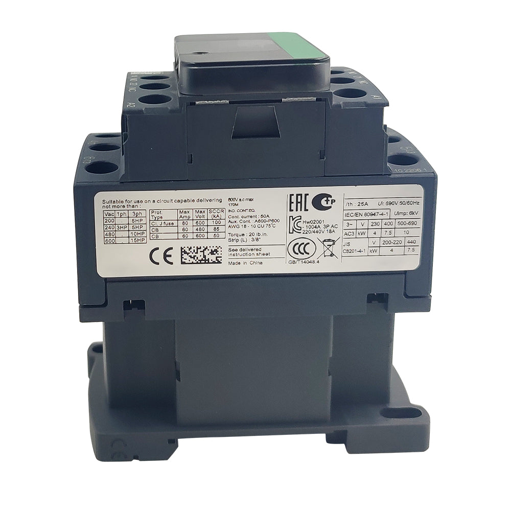 LC1D18P7 Contactor 240V coil AC replace Schneider LC1D18P7 18A 3P 3NO
