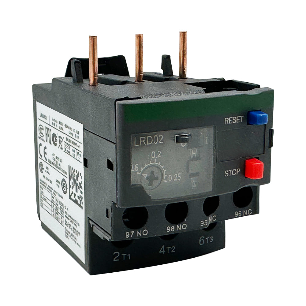 LRD02 Thermal Overload relays 0.16-0.25A apply to new LC1D contactor