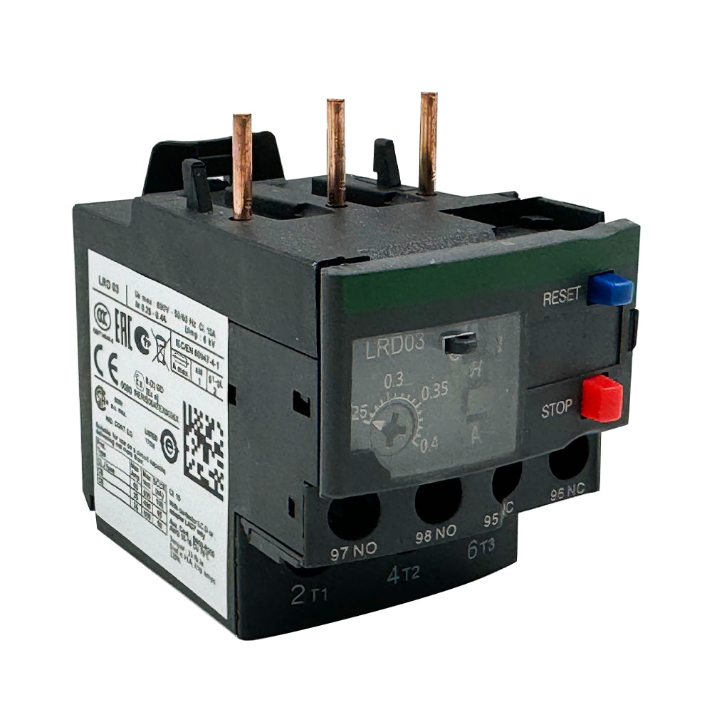 LRD03 Thermal Overload relays 0.25-0.4A apply to new LC1D contactor