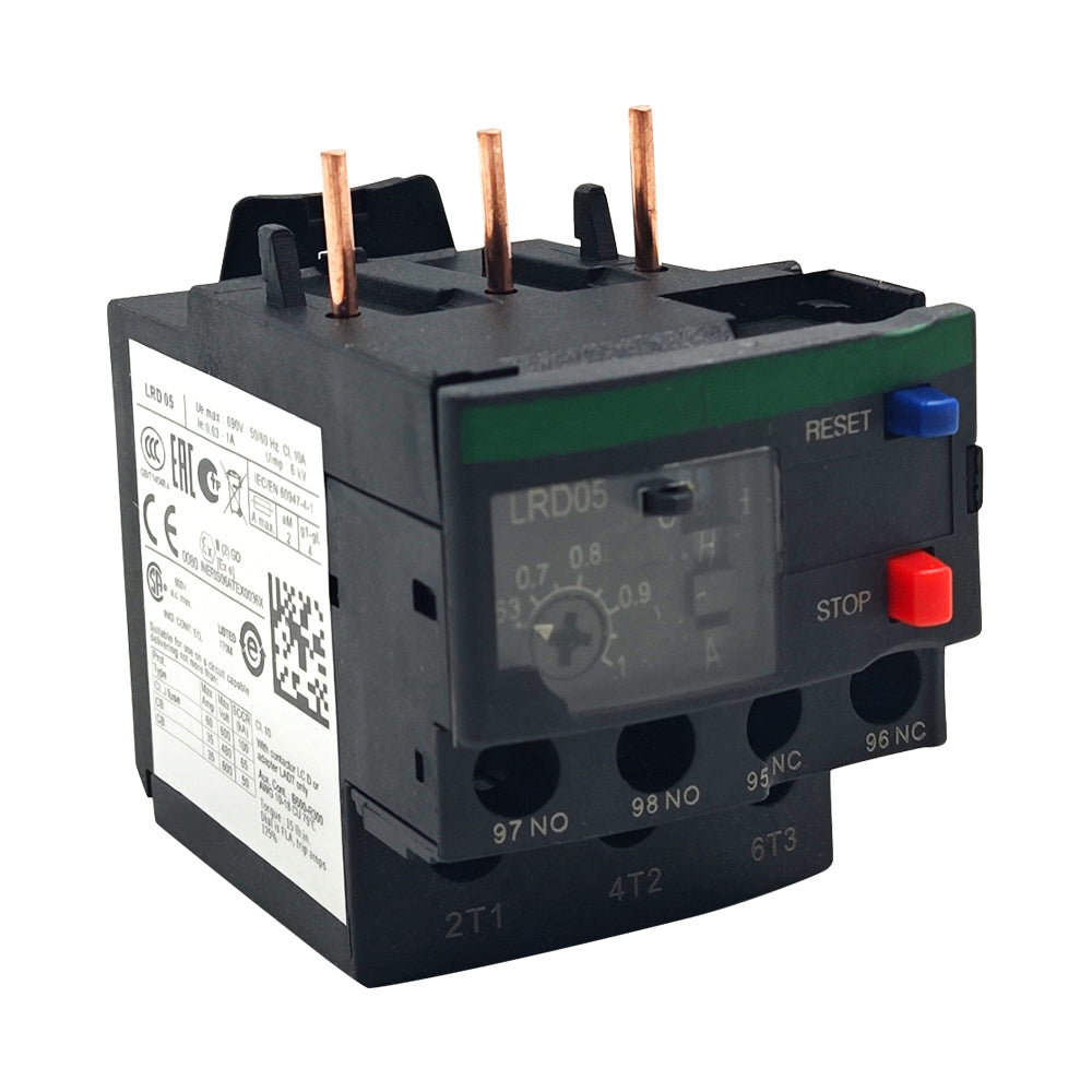 LRD05 Thermal Overload relays 0.63-1A apply to new LC1D contactor