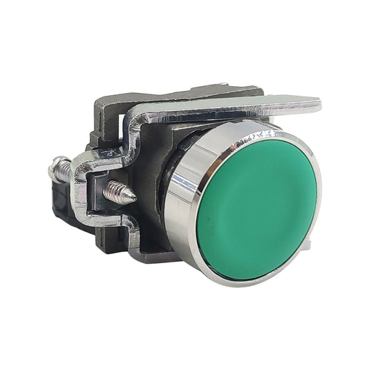 XB4BA31 Push button metal XB4 flush green 22mm 1NO