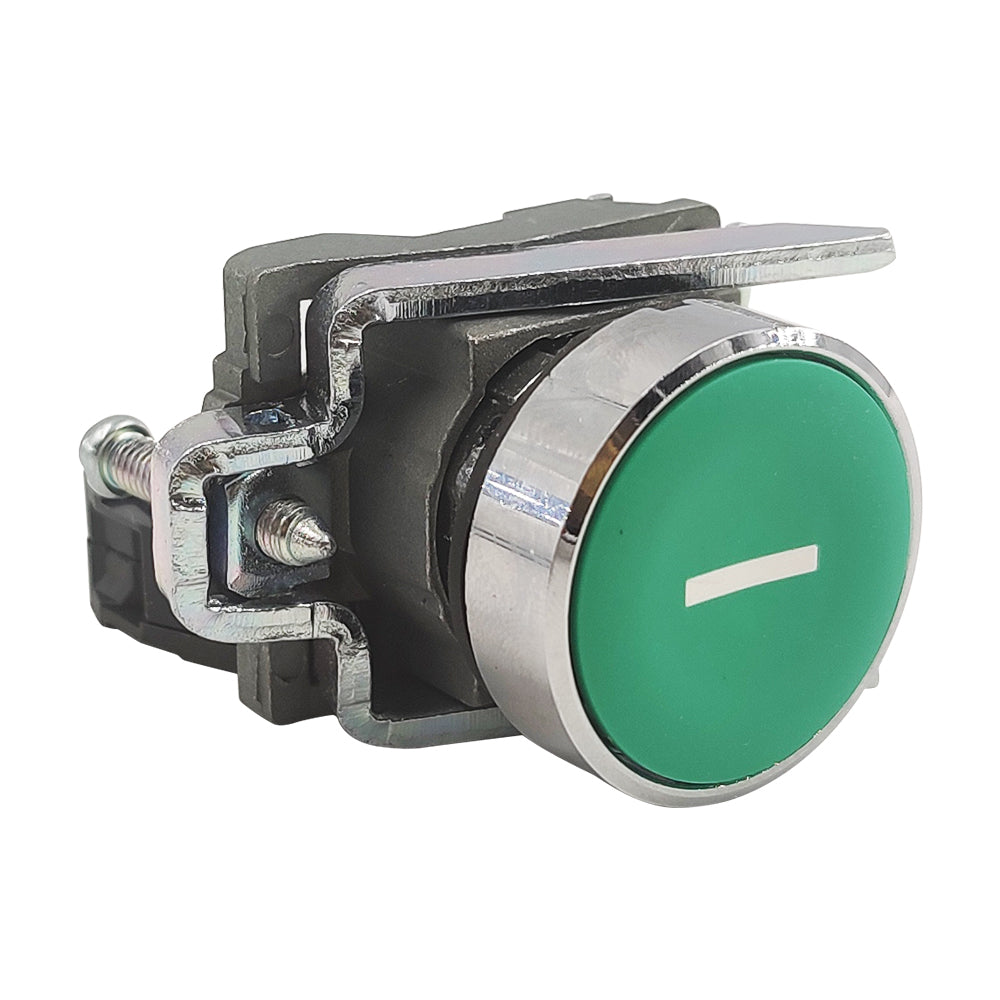 XB4BA3311 Push button metal XB4 flush green 22mm I 1NO