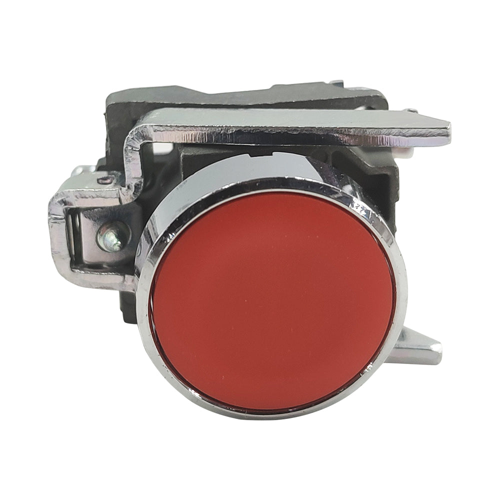 XB4BA42 Push button XB4 metal flush red 22mm 1NC