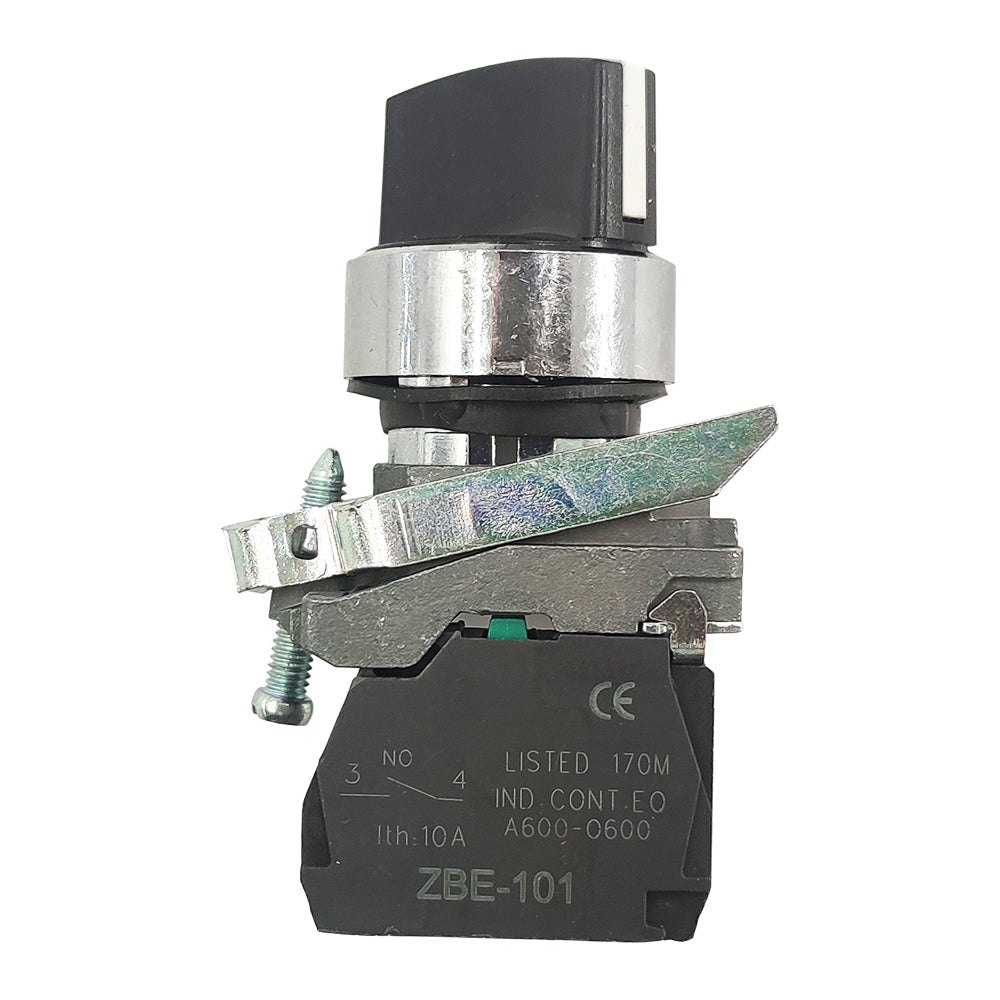 XB4BD21 Selector switch XB4 metal black 22mm 1NO
