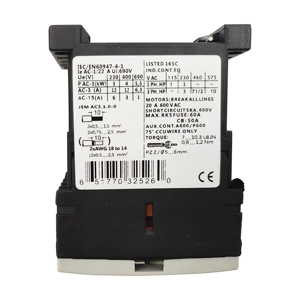 3RT1017-1AV61 AC Contactor 480V for Siemens 3RT1017