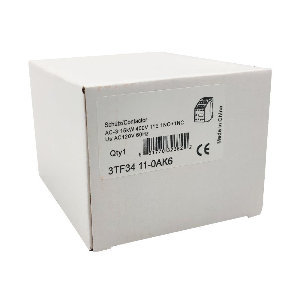 NEW 3TF3411-0AK6 replace Siemens Contactor 3TF34 110/120V 32A 1NO/1NC