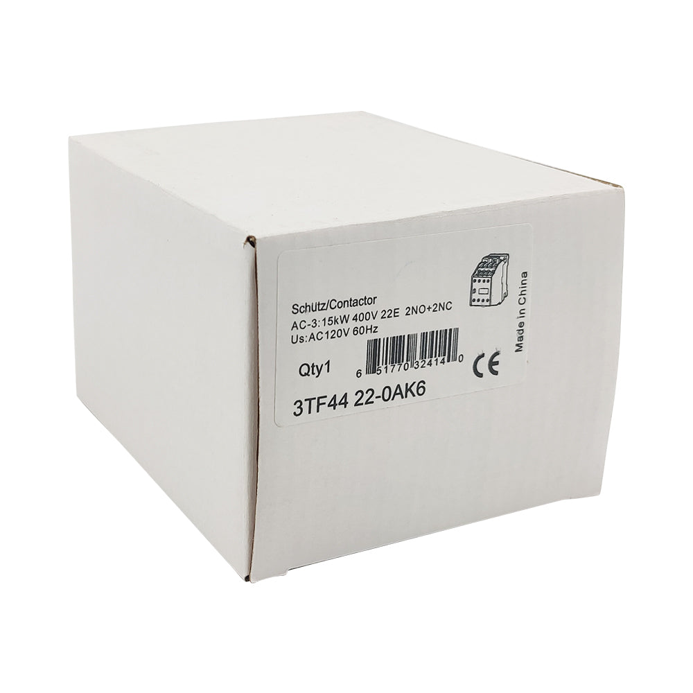 NEW 3TF4422-0AK6 replace Siemens Contactor 3TF44 110/120V 32A 2NO/2NC