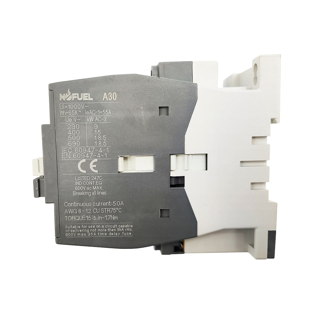 A30-30-10 AC Contactor 480V coil 30A 1NO replace ABB Contactor A30-30-10