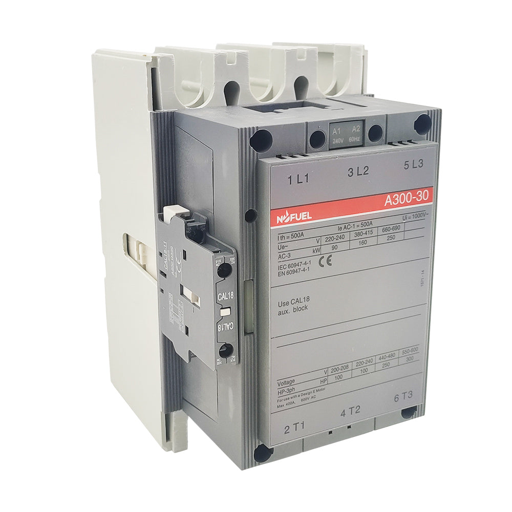 A300-30-11 AC Contactor 240V coil 300A replace ABB Contactor A300-30