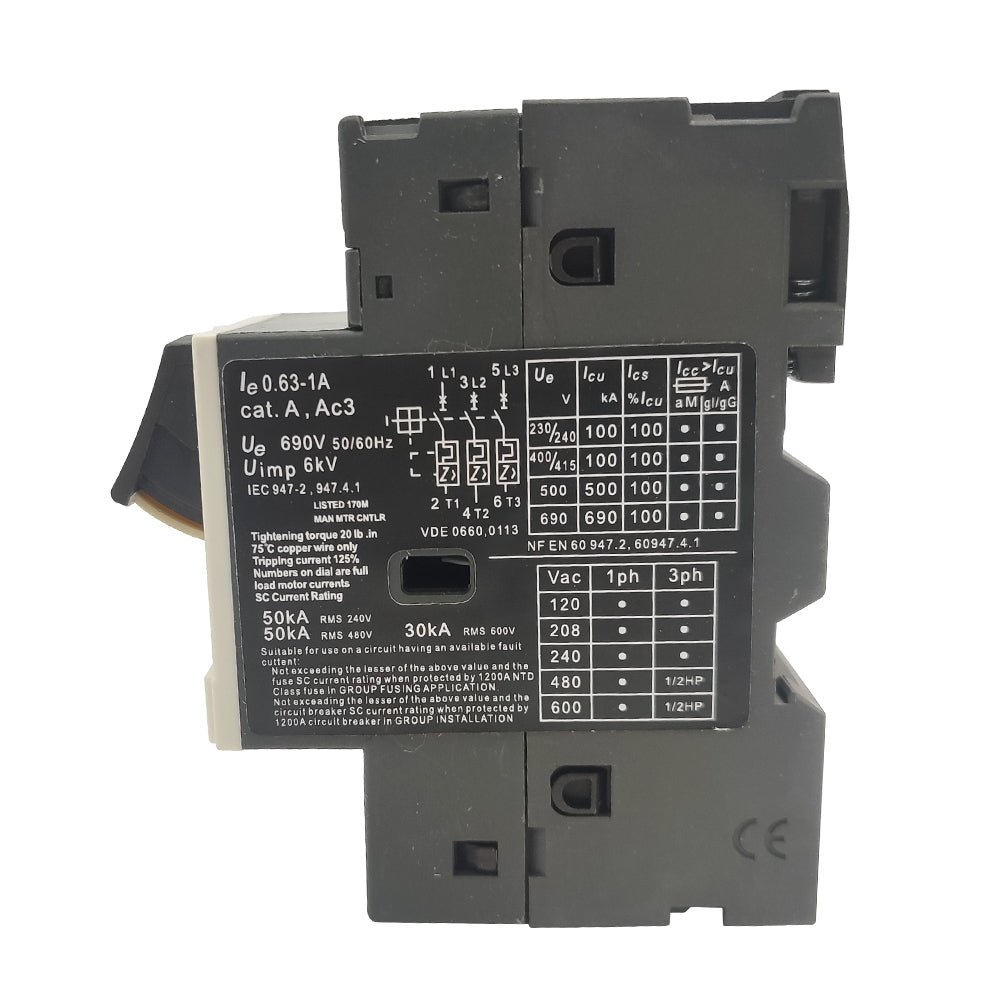 NEW GV2ME05 Motor circuit breaker button control
