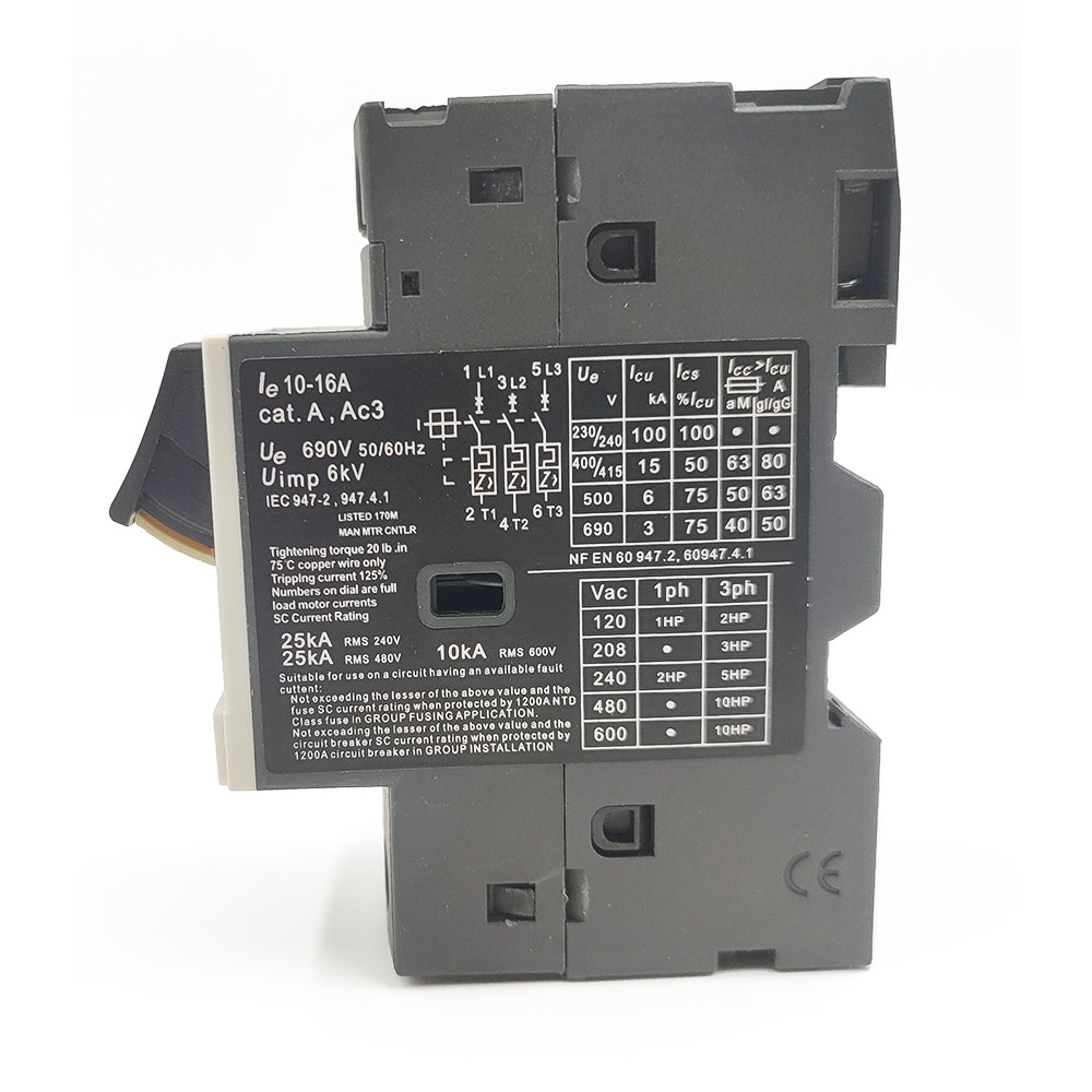 NEW GV2ME18 Motor circuit breaker button control