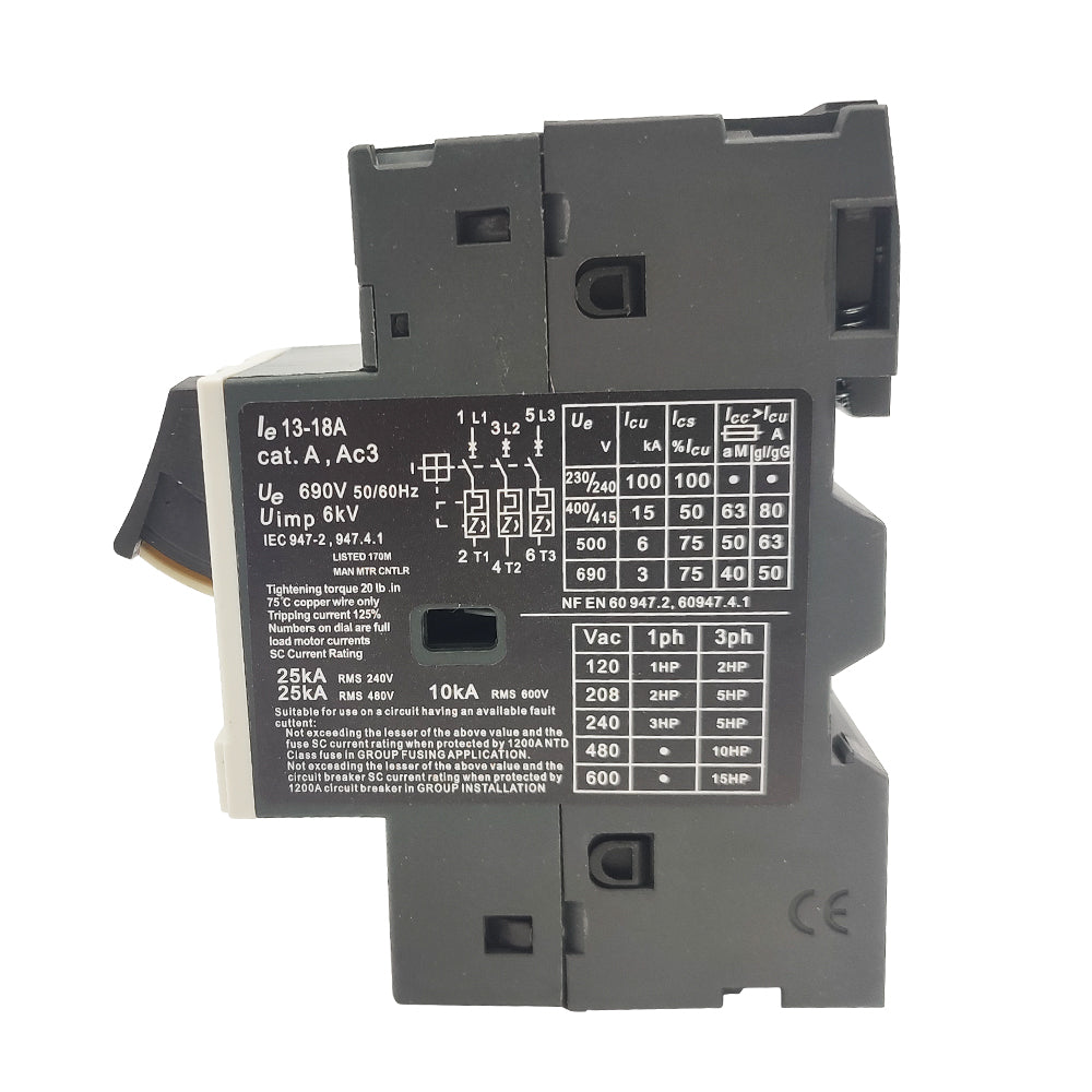NEW GV2ME20 Motor circuit breaker button control