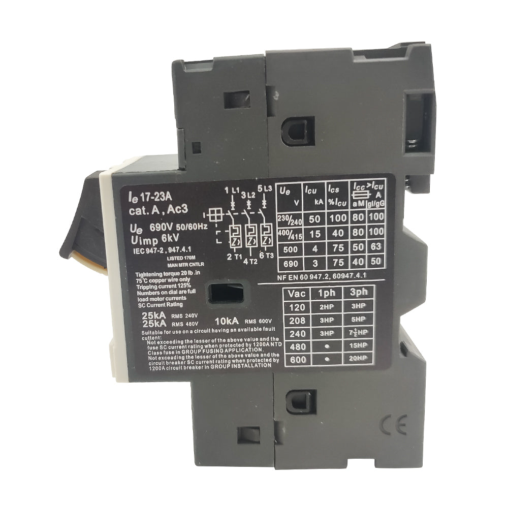 NEW GV2ME21 Motor circuit breaker button control