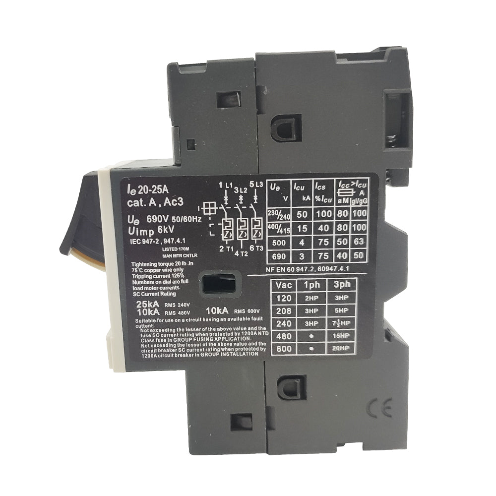NEW GV2ME22 Motor circuit breaker button control