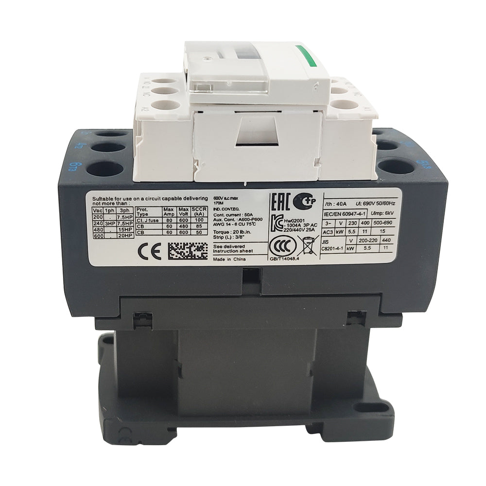 NEW LC1D25F7 Contactor 110V coil 3P 25A AC replace Schneider LC1D25F7