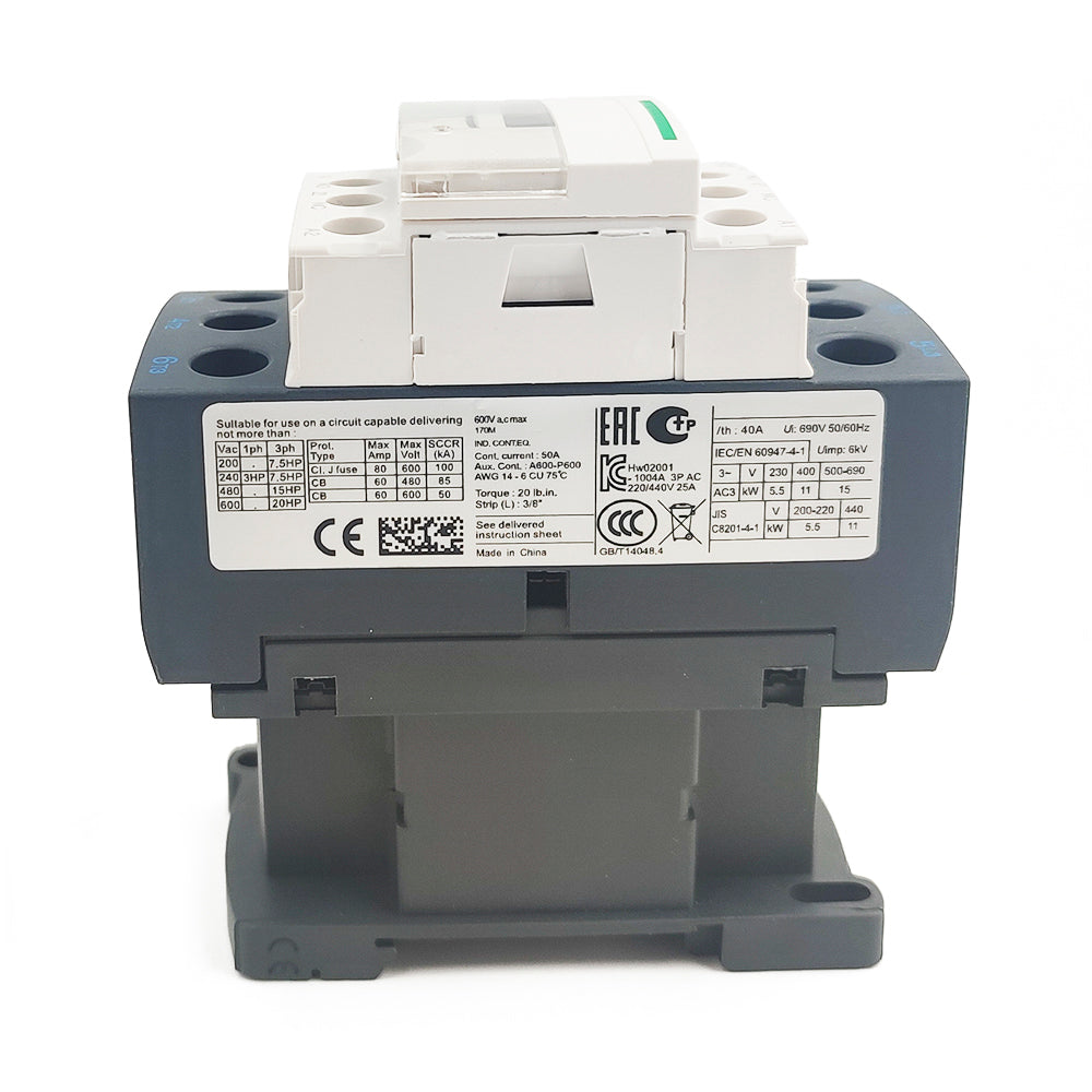 LC1D25P7 Contactor 240V coil 25A AC 3NO replace Schneider LC1D25P7 3P
