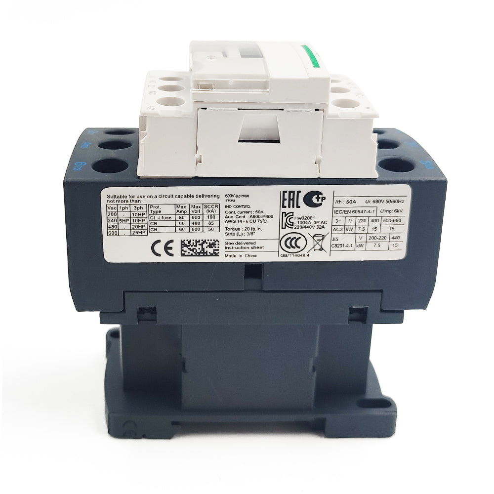 LC1D32G7 Contactor 120V coil AC 32A replace Schneider LC1D32G7 3P 3NO