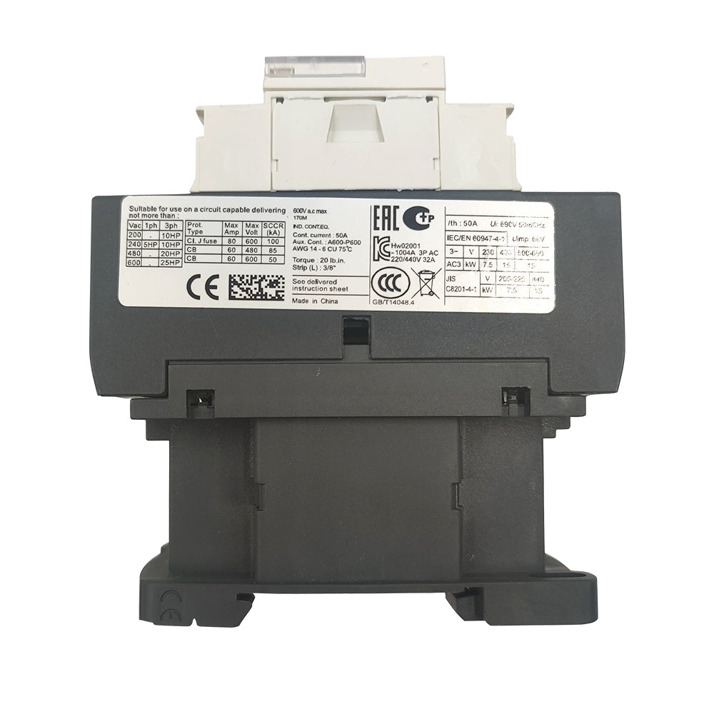 LC1D32T7 Contactor 480V coil 32A 3NO same as Schneider LC1D32T7 AC 3P