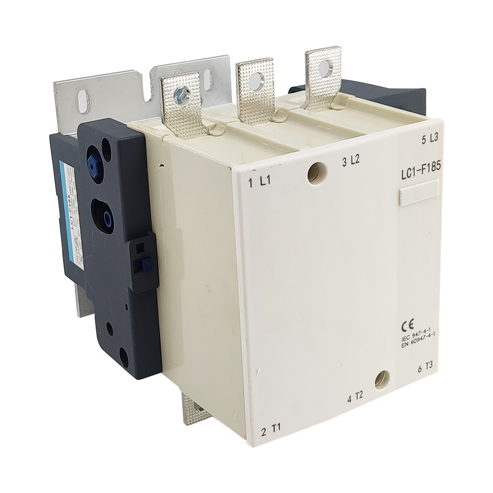 LC1F185G7 LC1F Magnetic Contactor 120V coil AC 3Pole 185A 3NO Non-Reversing