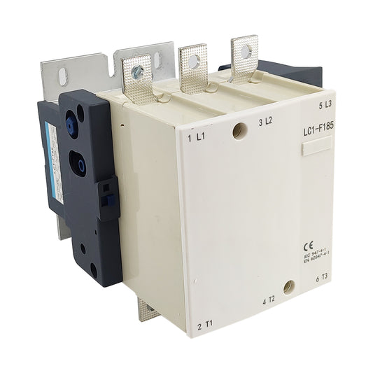 LC1F185G7 LC1F Magnetic Contactor 120V coil AC 3Pole 185A 3NO Non-Reversing