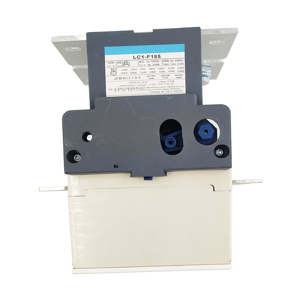 LC1F185G7 LC1F Magnetic Contactor 120V coil AC 3Pole 185A 3NO Non-Reversing