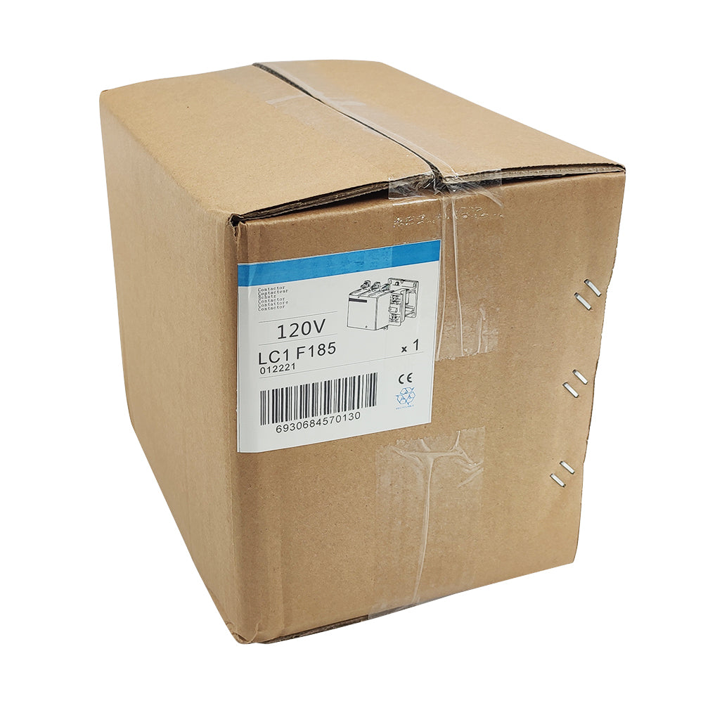 LC1F185G7 LC1F Magnetic Contactor 120V coil AC 3Pole 185A 3NO Non-Reversing