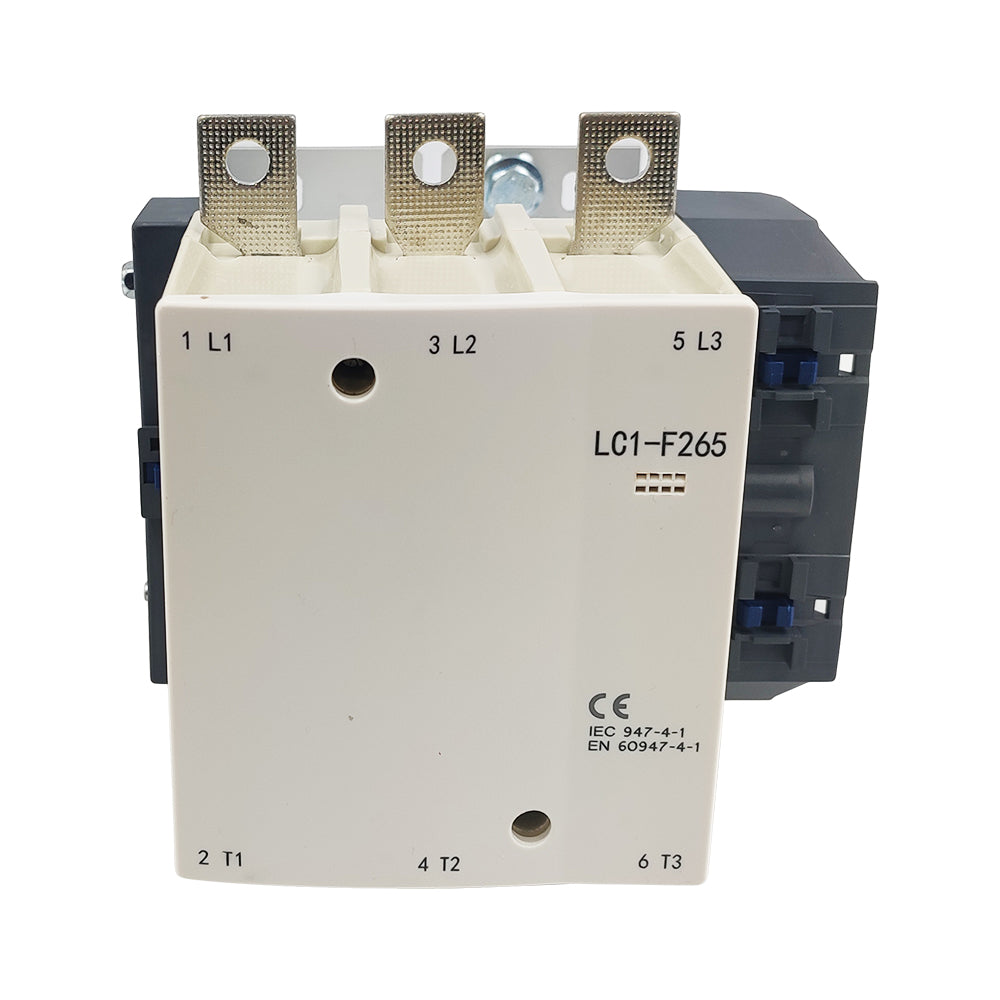 LC1F265G7 LC1F Magnetic Contactor 120V coil AC 3Pole 265A 3NO Non-Reversing