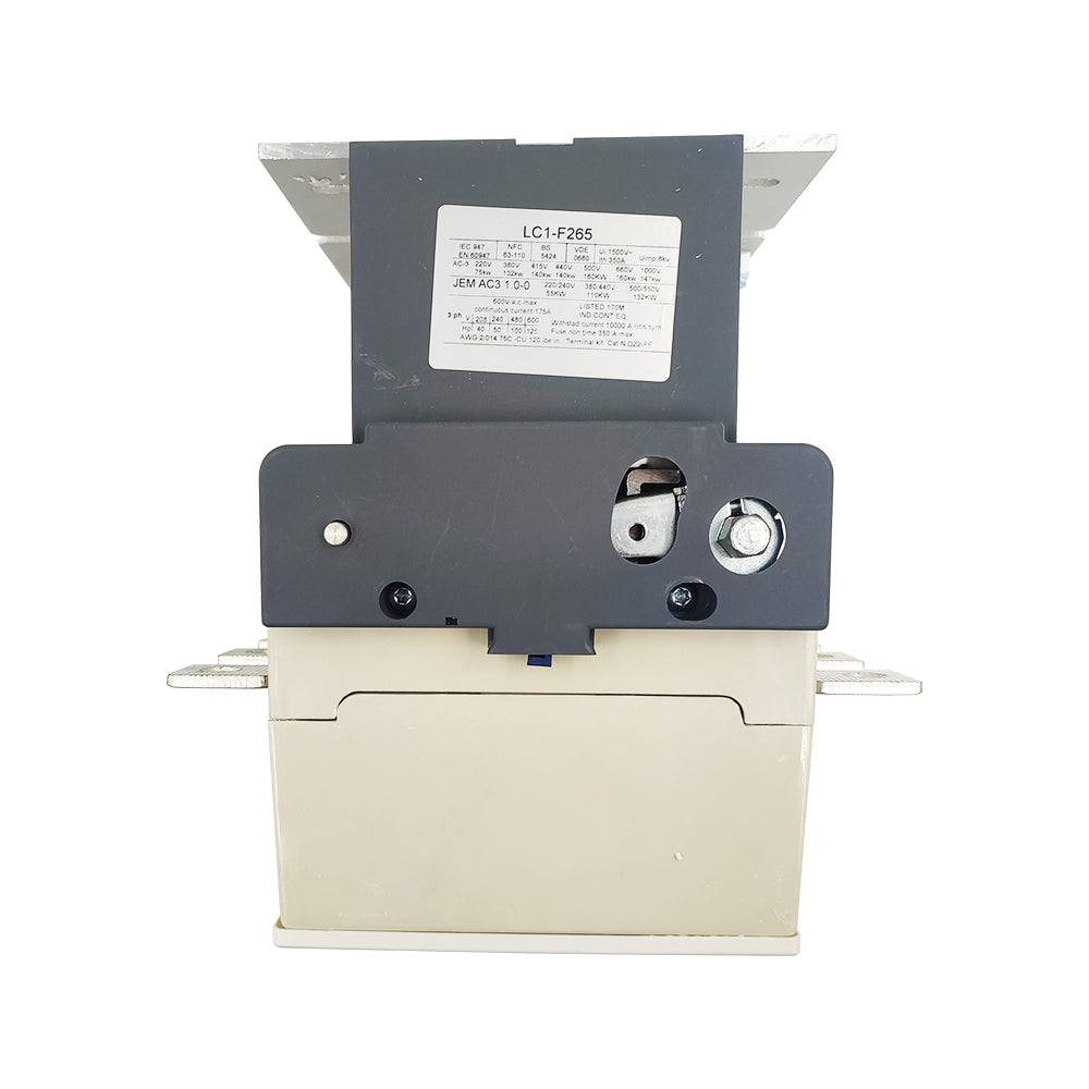 LC1F265G7 LC1F Magnetic Contactor 120V coil AC 3Pole 265A 3NO Non-Reversing