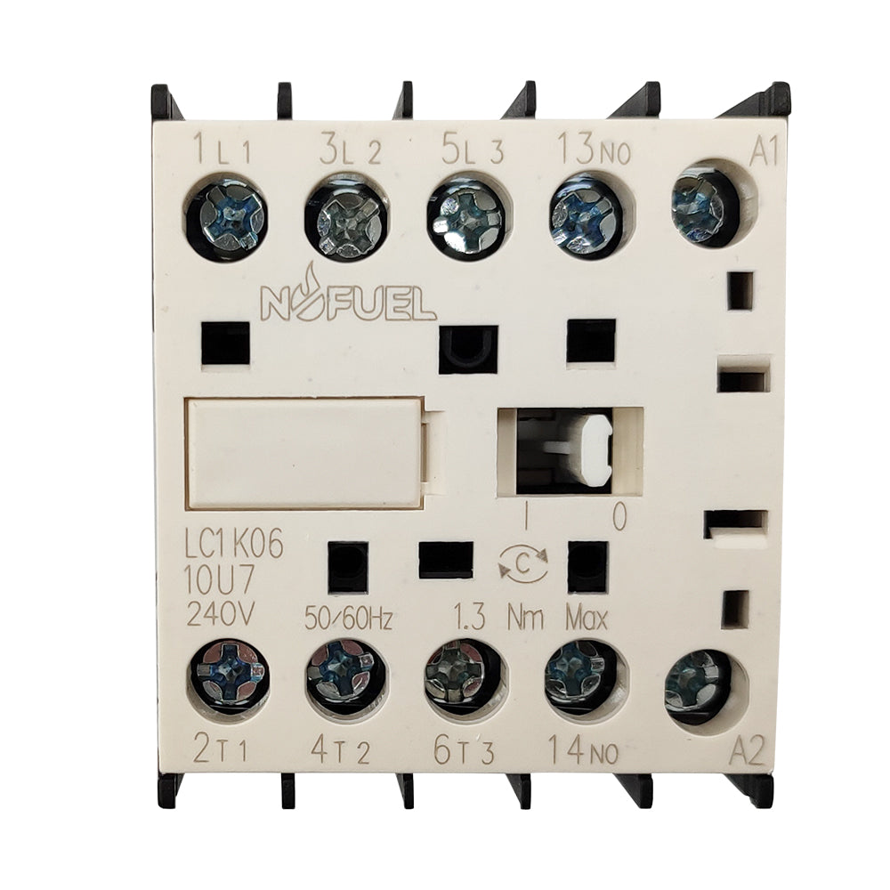 LC1K0601U7 Contactor 240V coil 1NC 6A 3P replace Schneider LC1K0601