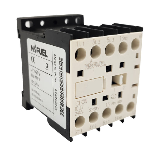 LC1K0901U7 Contactor 240V coil 1NO 9A 3P replace Schneider LC1K0901