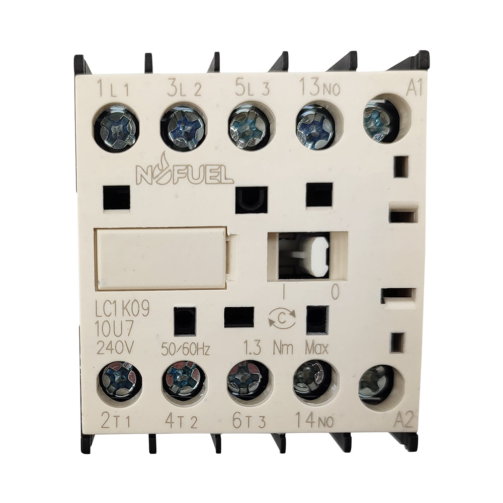 LC1K0901U7 Contactor 240V coil 1NO 9A 3P replace Schneider LC1K0901