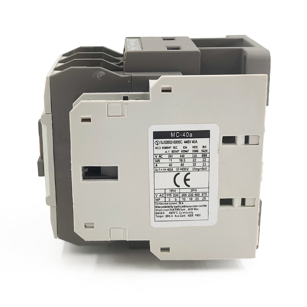 AC contactor MC-40A AC 24V 40A used for LS MC 3P AC contactor MC-40a