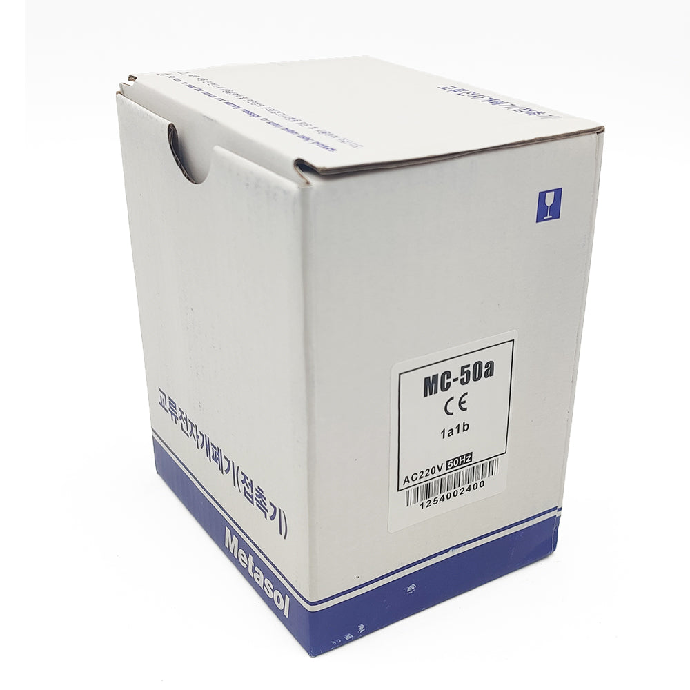 AC MC-50a 220V coil 50A 2NO 2NC fit for LS MC 3P contactor MC-50a