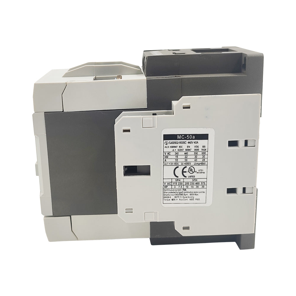 AC MC-50a 120V coil 50A 2NO 2NC fit for LS MC 3P contactor MC-50a
