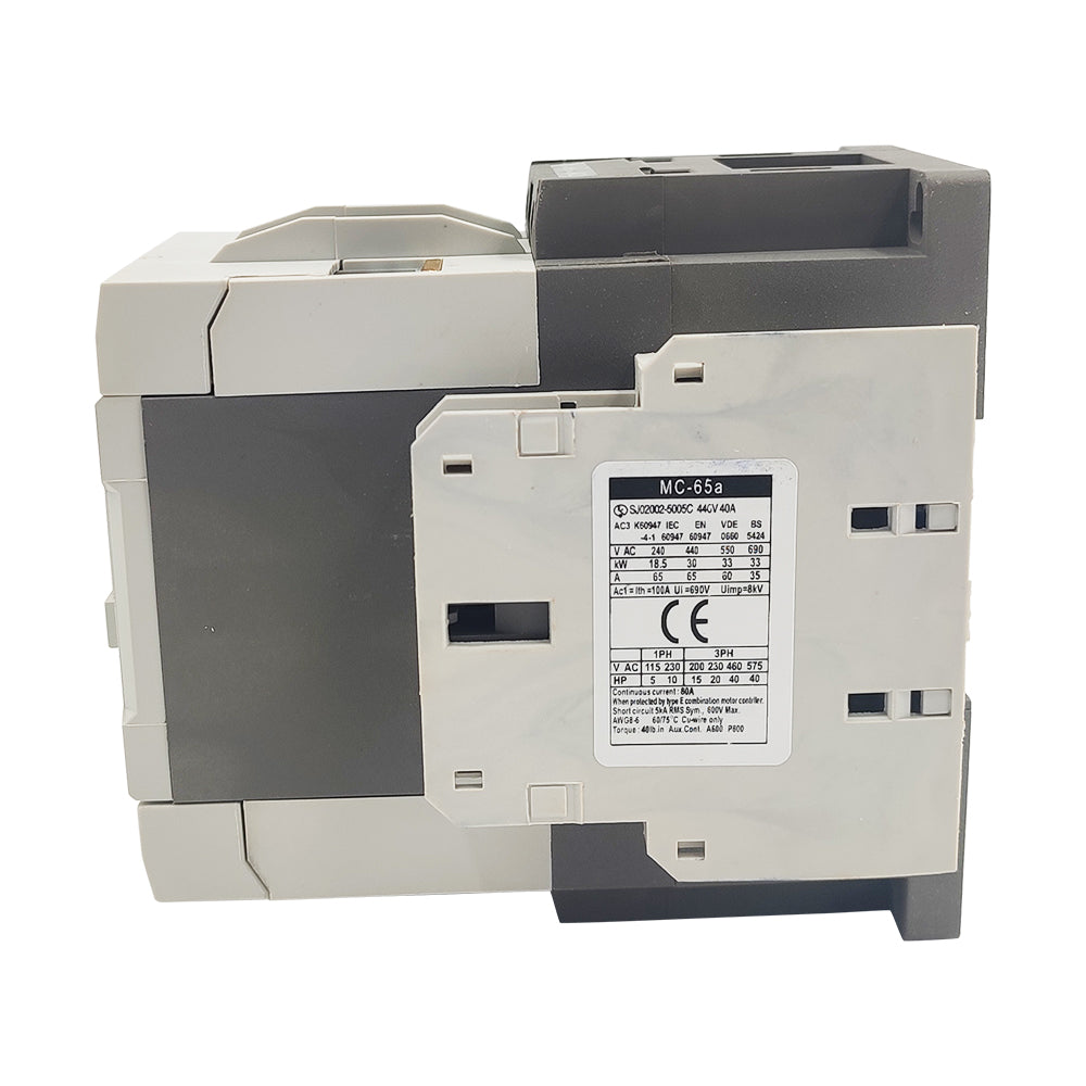 MC-65a Contactor replace LS MC-65a 3P 2NO 2NC 24V AC contactor