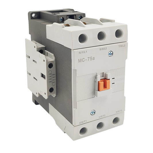 MC-75a Contactor replace LS MC-75a 3P 2NO 2NC 24V AC contactor