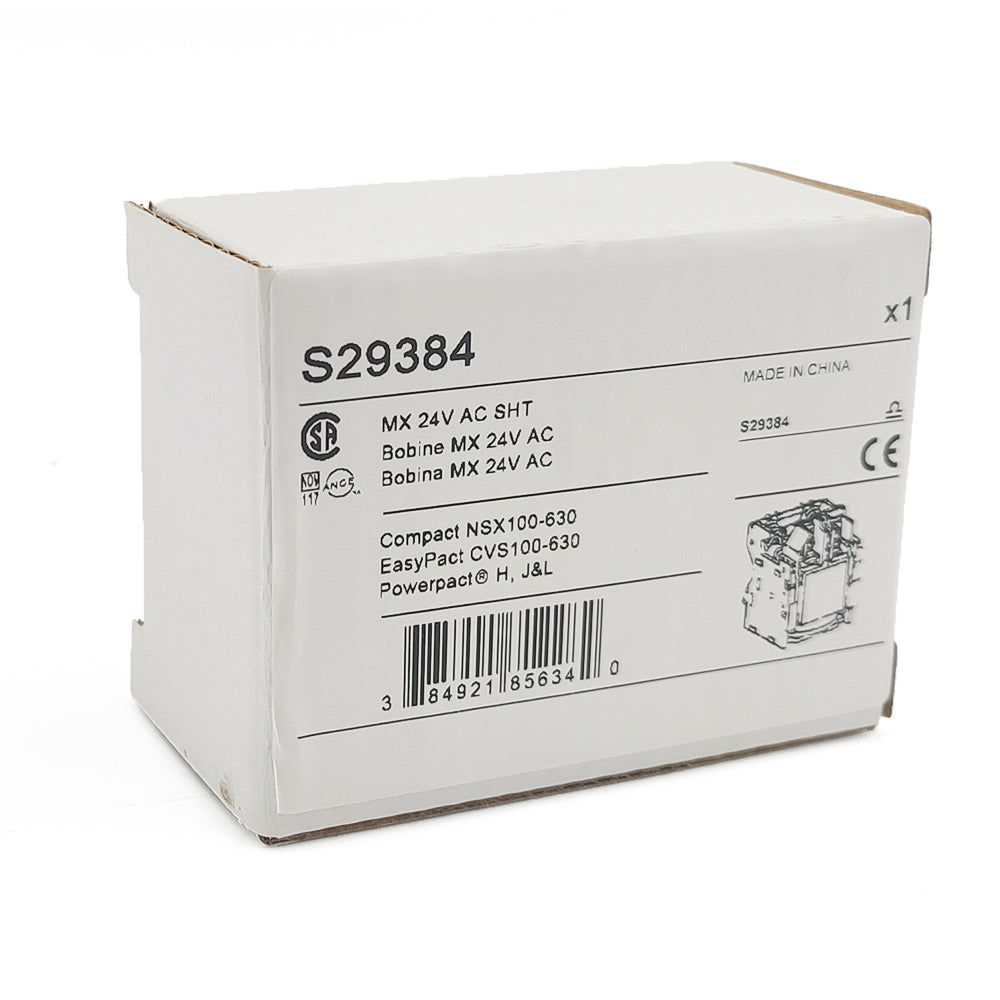 New S29384 PowerPacT shunt trip Coil MX 24V LV429384