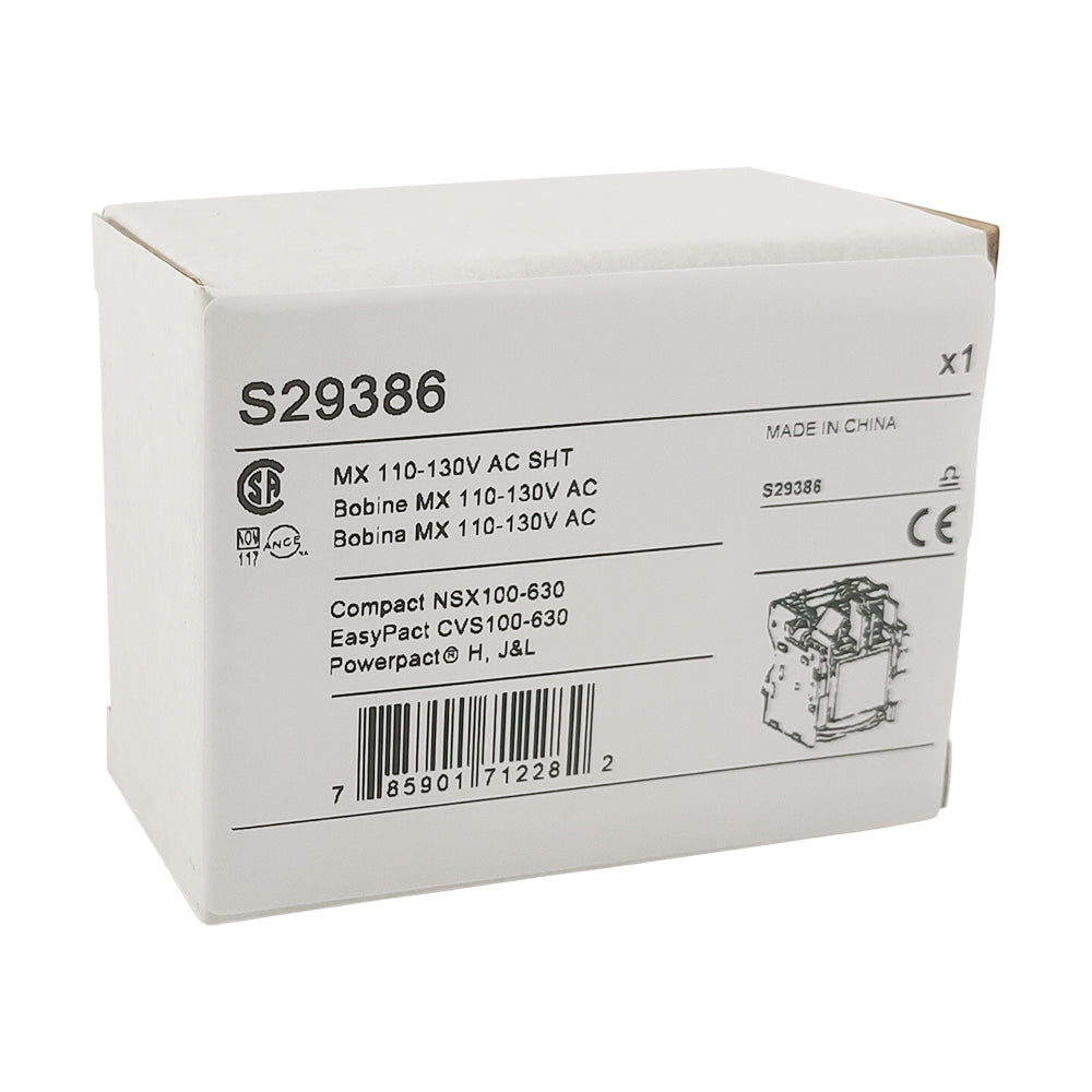 New S29386 PowerPacT shunt trip Coil MX 110-130V LV429386