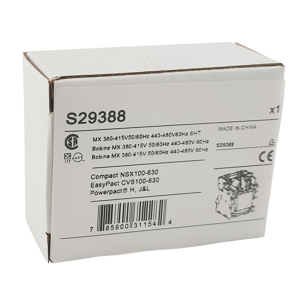 New S29388 PowerPacT H/J/L shunt trip Coil MX 380-480V LV429388