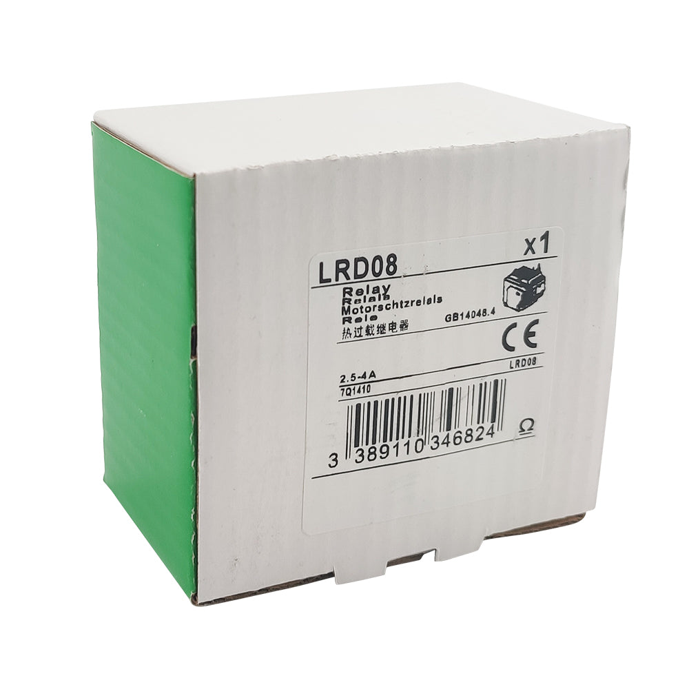 LRD08 Thermal Overload relays 2.5-4A apply to new LC1D contactor