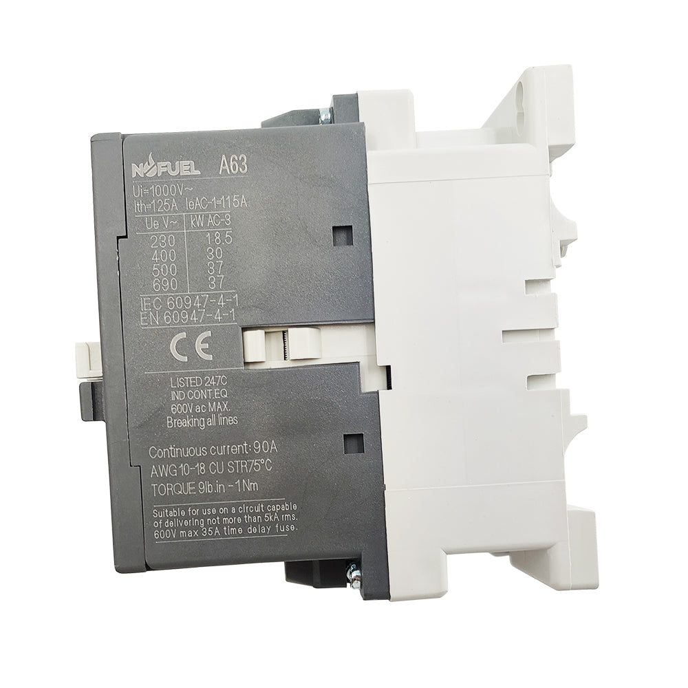 A63-30-11 Contactor 120V 63A replacement for ABB AC Contactor A63-30
