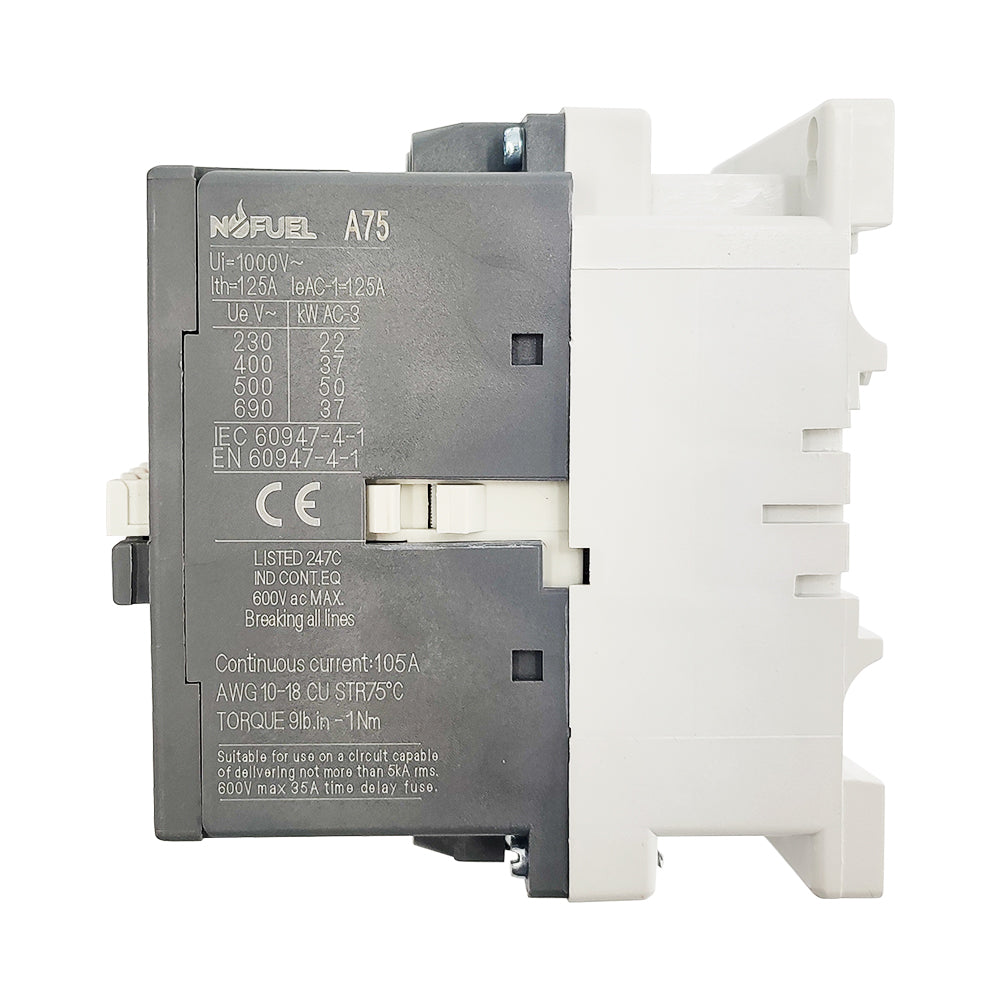 A75-30-11 Contactor 120V 75A replacement for ABB Contactor A75-30 120V