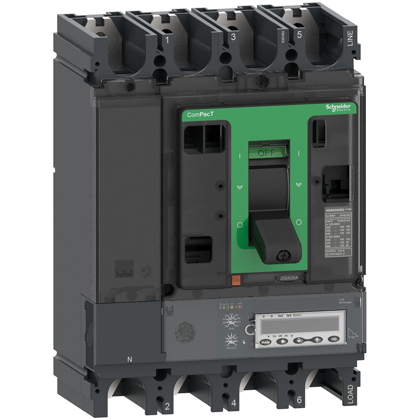 C40N45A400 Circuit breaker ComPact NSX400N MicroLogic 5.3A