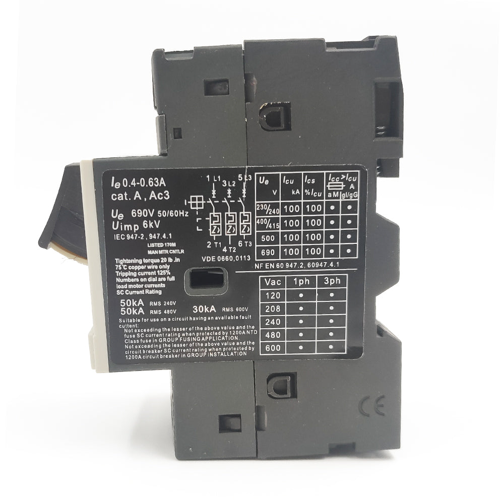NEW GV2ME04 Motor circuit breaker button control
