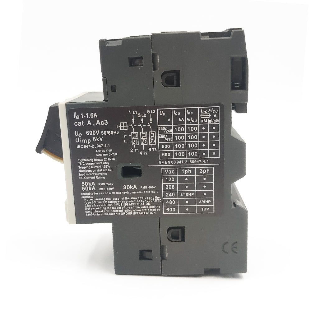 NEW GV2ME06 Motor circuit breaker button control