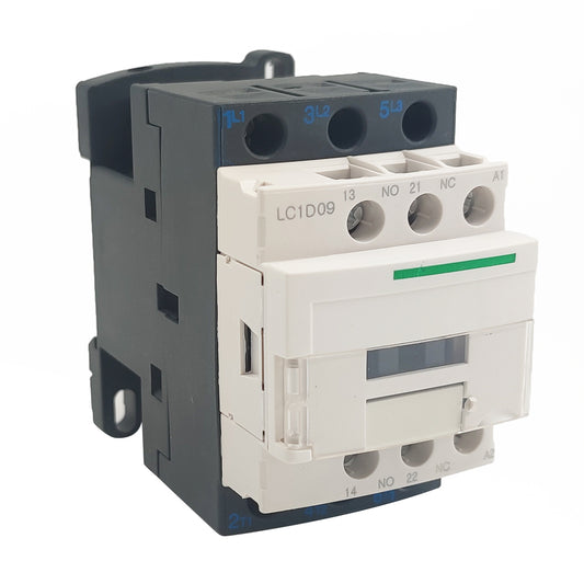 LC1D09F7 3P 3NO 9A AC contactor 110V coil replace Schneider LC1D09F7