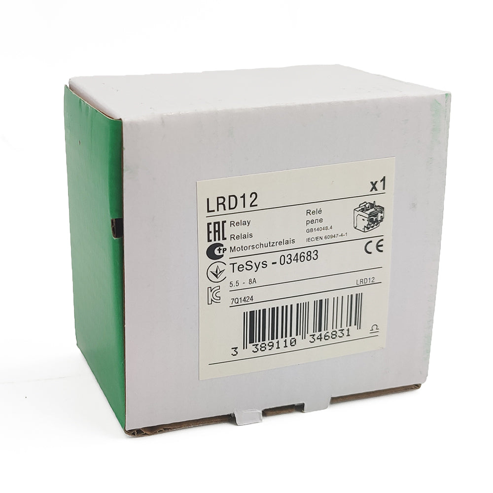 LRD12 Thermal Overload relays 5.5-8A apply to new LC1D contactor